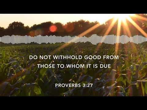 Proverbs 3:27 - iDisciple Daily Verse