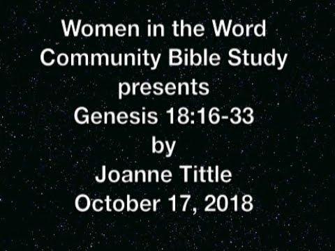 Genesis 18:16-33 Bible Study