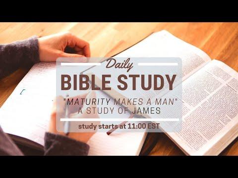 Episode JMS0015 - James 5:7-11: Maturity Makes a Man, "A Study of James"