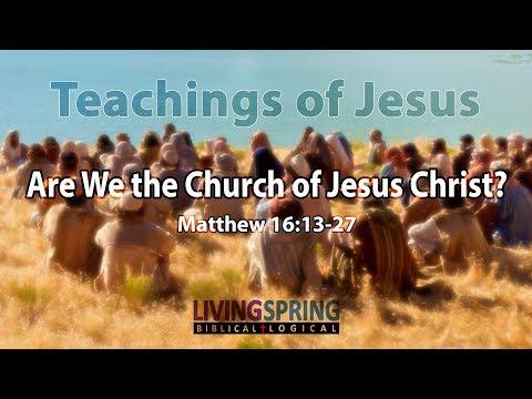 Jesus' Teachings on the Church (Matthew 16:13-27)