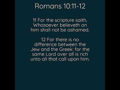 Romans 10:11-12 Song (KJV Bible Memorization)