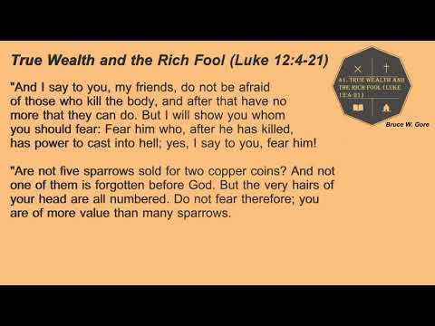 41. True Wealth and Empty Riches (Luke 12:4-21)