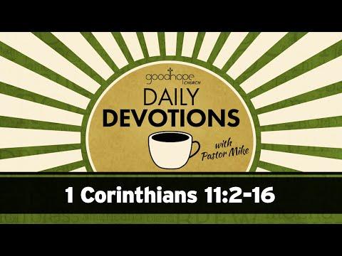 1 Corinthians 11:2-16 // Daily Devotions with Pastor Mike