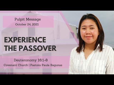Experience the Passover (Deuteronomy 16:1-8)