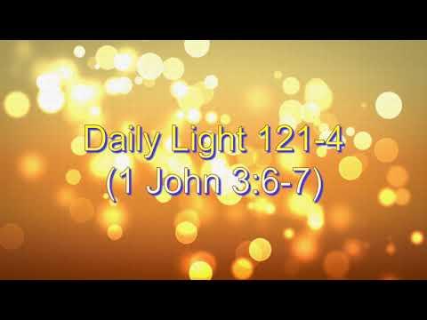 Daily Light April 30th, part 4 (1 John 3:6-7)