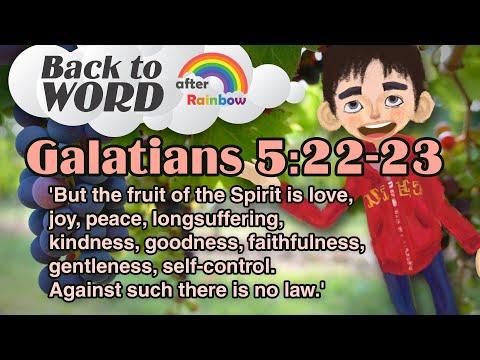 Galatians 5:22-23 ★ Bible Verse | Memory Verse for Kids