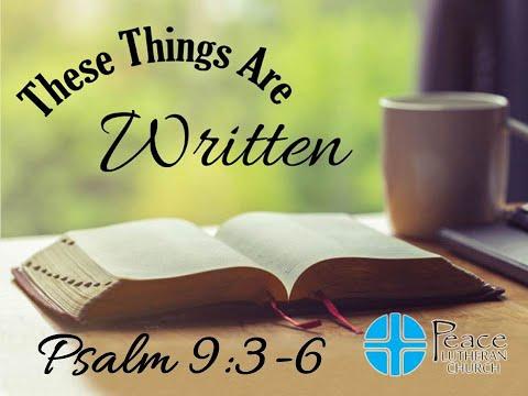 TTAW – Psalm 9:3-6