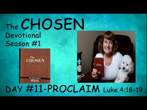 The Chosen Season 1 Devotional Day #11 “PROCLAIM” --Colossians 1:15-17 "Proclaim good news to poor"