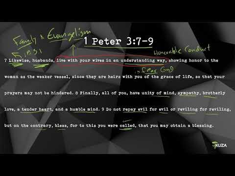 Soma- 1 Peter 3:7-9- How does my Behaviour with my Family Affect my Witness?