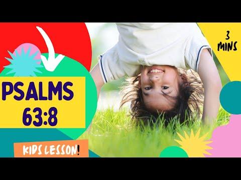 Kids Bible Devotional - God Holds Me Up | Psalms 63:8