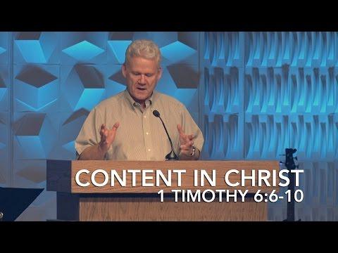 1 Timothy 6:6-10, Content In Christ
