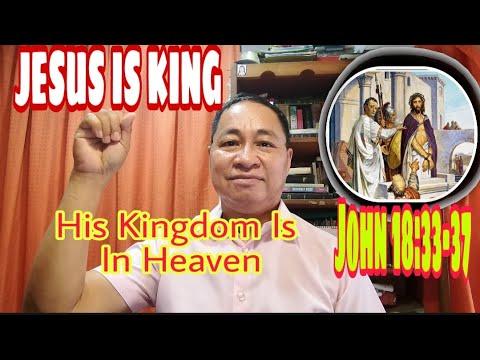 JESUS BEFORE PILATE I Are You D King/JOHN 18:33-37-NOV21,2021 I #tandaanmoito II Gerry Eloma Channel