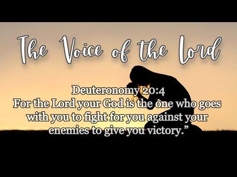 Deuteronomy 20 :4 The Voice of the Lord   March 25, 2021 by Pastor Teck Uy