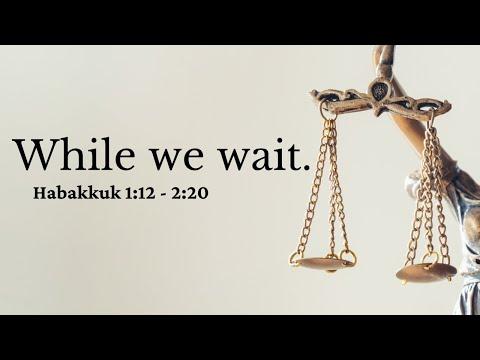 While we wait: Habakkuk 1:12 - 2:20