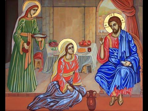 "Choosing the Good Portion". Homily by Fr. Panayiotis on Luke 10:38-42 - 09/08/2020