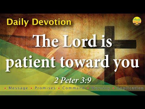 The Lord is patient toward you - 2 Peter 3:9 with MPCWA