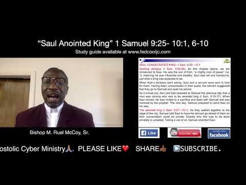 2020-Jul-26 RSA Sunday School "Saul Anointed King" 1 Samuel 9:25-10:1, 6-10