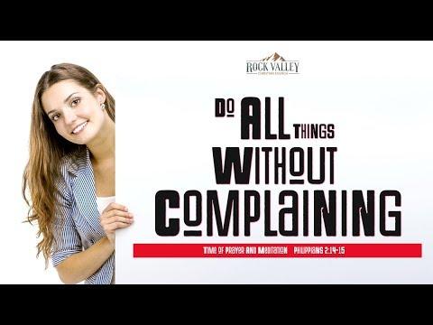 Do All Things Without Complaining | Philippians 2:14-15 | Prayer Video