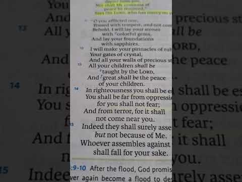 Isaiah 54:11-15 ????