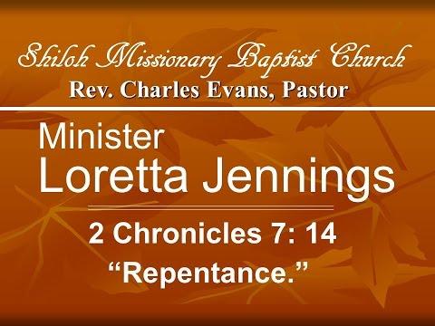 Loretta Jennings - Repentance - 2 Chronicles 7: 14