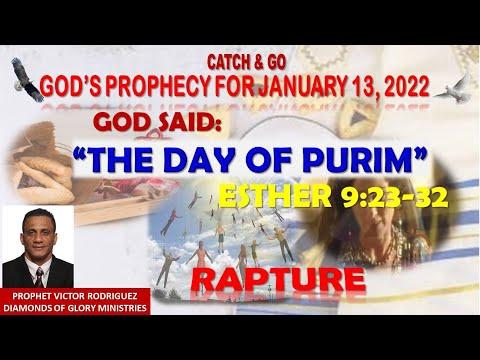 The Day Of Purim (Esther 9:23-32) God's Prophecy For January 13, 2022