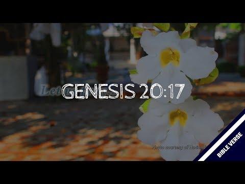Bible Verse - Genesis 20:17