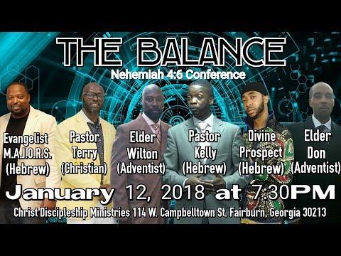 Nehemiah 4:6 conference Day 1: "The Balance" panel discussion