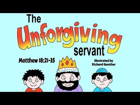 The Parable of the Unforgiving Servant Illustrated for Kids - Matthew 18:21-35