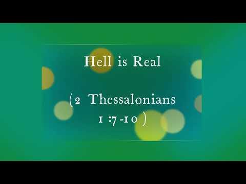 Hell is Real (2 Thessalonians 1:7-10) ~ Richard L Rice, Sellwood Community Church