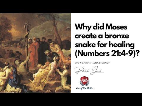 187 Why did Moses create a bronze snake for healing (Numbers 21:4-9)? | Patrick Jacob