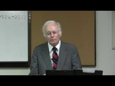 Dr. Leslie Allen, Ezekiel, Lecture 12, Three unforgettable days (Ezk 24:1-27)