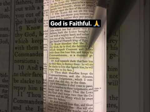 God is Faithful. ????Deuteronomy 7:9-10 #israelites #god #israel