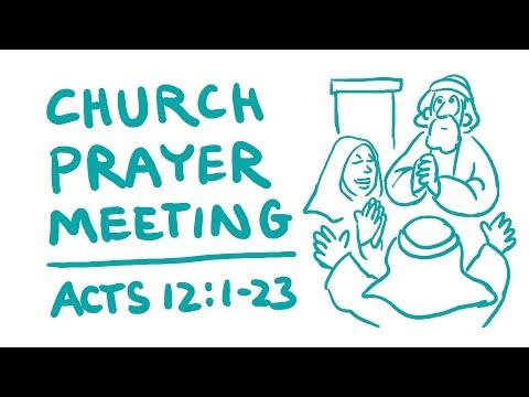 Church Prayer Meeting Bible Animation (Acts 12:1-23)