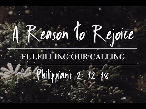 A Reason to Rejoice - Sermon on Philippians 2:12-18