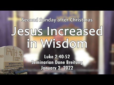 Jesus Increased in Wisdom (Luke 2:40-52)