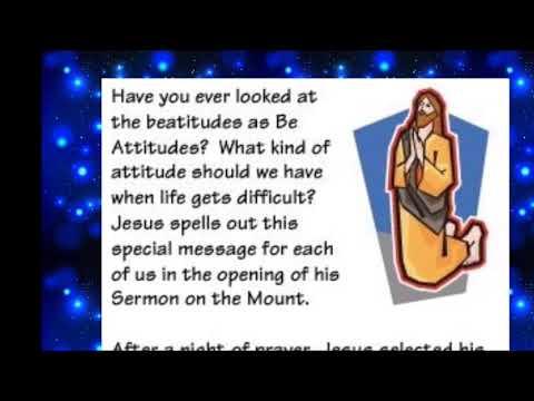 THE BEATITUDES   Matthew 5:3-12  Voiceover by: ASH RED FAITH