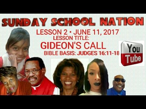 Sunday School Lesson    June 11, 2017A.  Judges 6:11-18