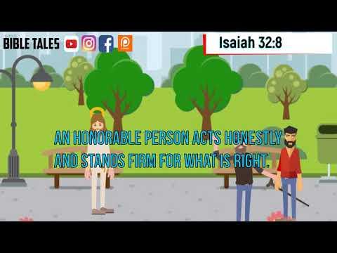 Isaiah 32:8 Daily Bible Animated verse 11 October 2020