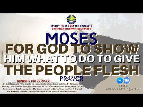 MOSES FOR GOD TO SHOW HIM WHAT TO DO TO GIVE THE PEOPLE FLESH | Num 11:21-22 | TRIBES PHILIPPINES