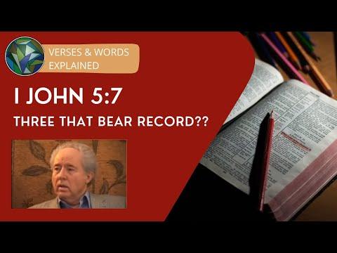 I John 5:7 Explained "Three that bear record"??  - Joel Hemphill & J. Dan Gill - Comma Johanneum
