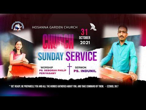 Sunday Service | 31st October 2021 | Get ready; be prepared [Ezekiel 38:7]