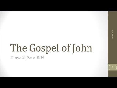 John 14:15-24 (part of the continuing weekly verse-by-verse Bible study at Tokyo Baptist Church)