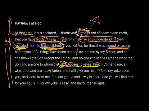 God Must Give Spiritual Sight: Matthew 11:25–30, Part 2