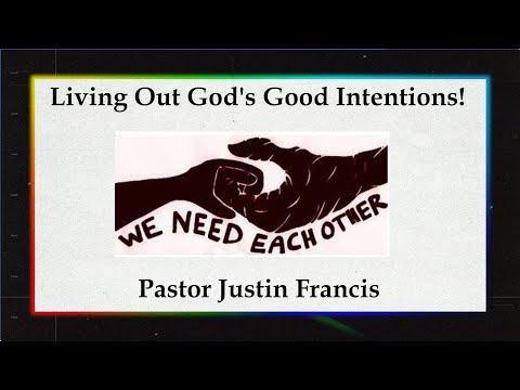 Pastor Justin Francis Sermon "We Need Each Other!" Galatians 6:1-3