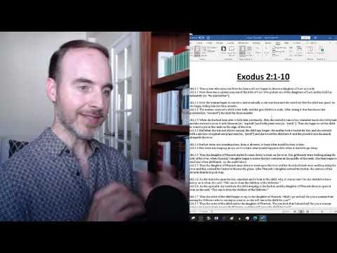 Exodus 2:1-10: The Birth of Moses in Egypt - Text Readings w/ Greg Stafford
