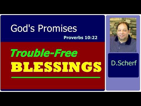 "God's Promises: Proverbs 10:22 - The Blessing of the Lord makes rich" (Dietmar Scherf)