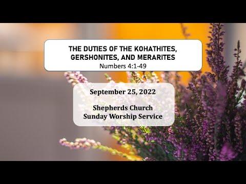 The Duties Of The Kohathites, Gershonites, And Merarites (Numbers 4:1-49) | Shepherds Church