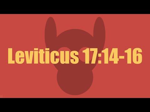 Leviticus 17:14-16