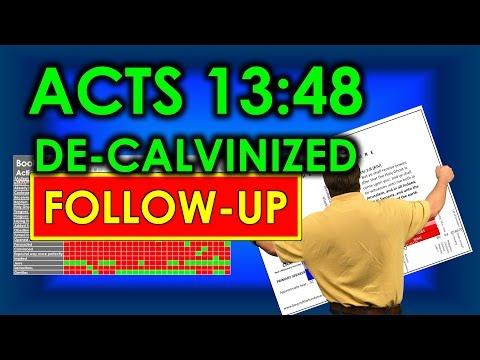 Acts 13:48 De-Calvinized: Follow-up