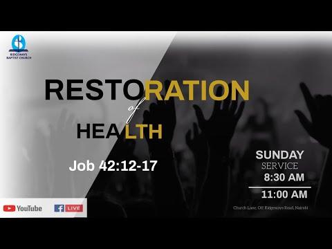 Restoration Of Health | Job 42:10-17 | 14.11.2021
